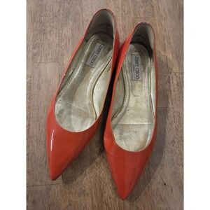 Jimmy Choo red flats-size 10.5(40.5)